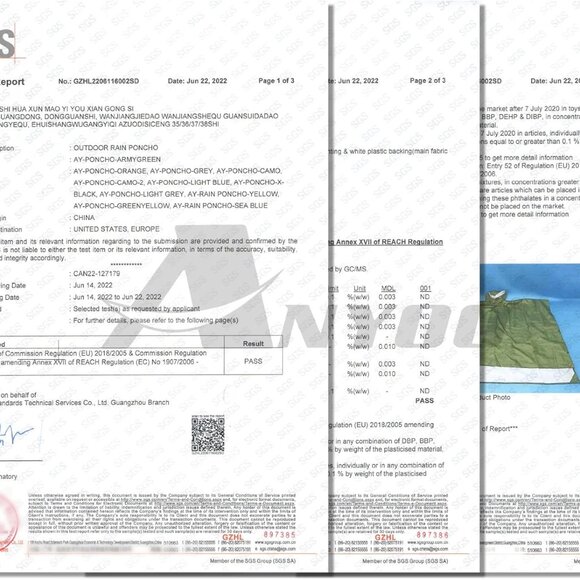 Hooded Rain Poncho for Adults Waterproof Lightweight Rain Coat for Men Women Reu - Picture 8 of 8